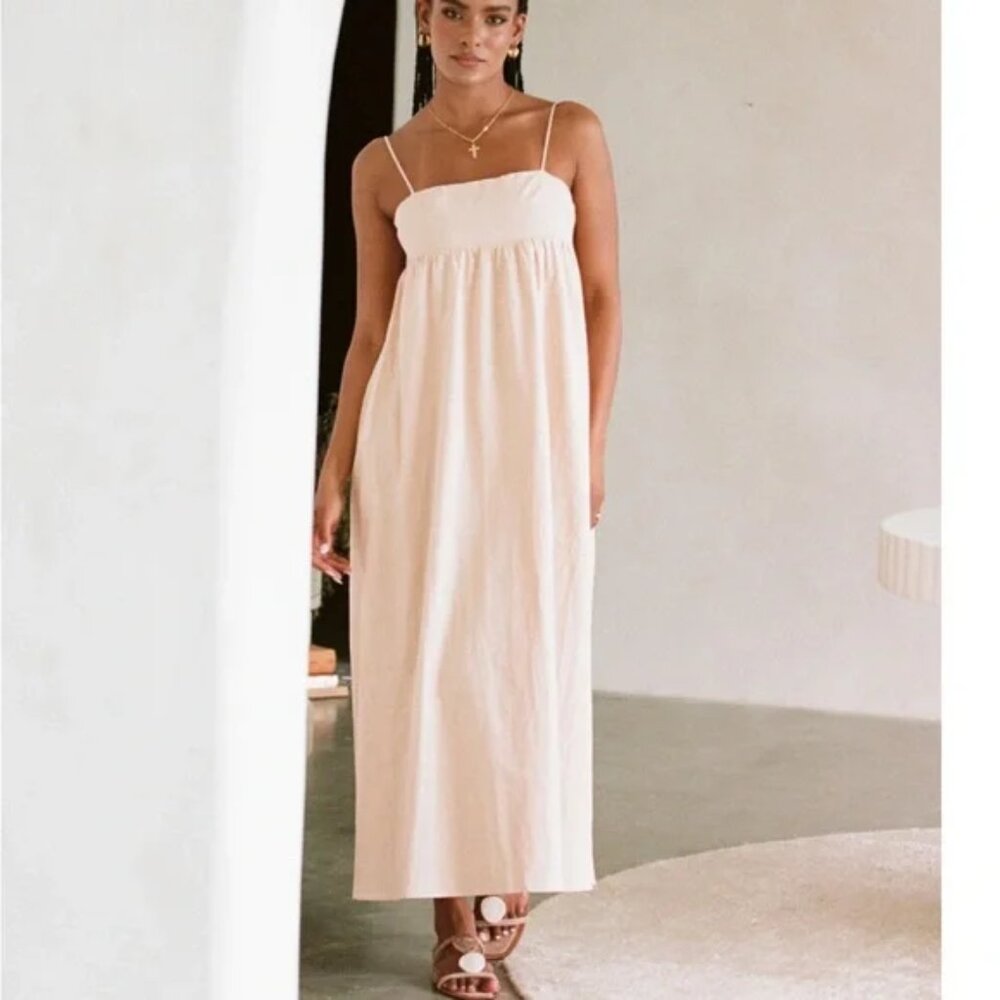 Sabo Skirt Azaria Dress Tan Size Small